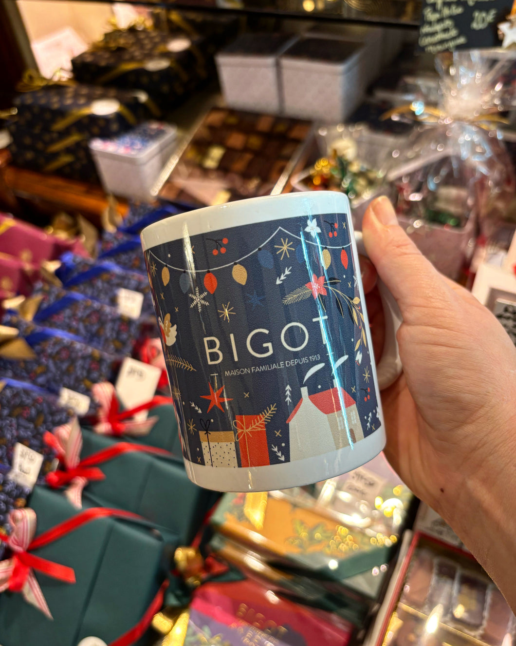 Mug Bigot + 125gr de chocolat pour chocolat chaud